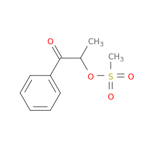 1-Propanone, 2-[(methylsulfonyl)oxy]-1-phenyl-