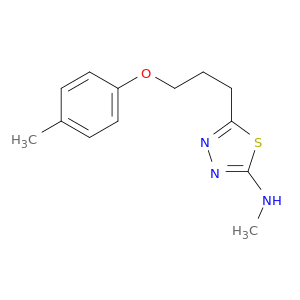 1,3,4-Thiadiazol-2-amine, N-methyl-5-[3-(4-methylphenoxy)propyl]-