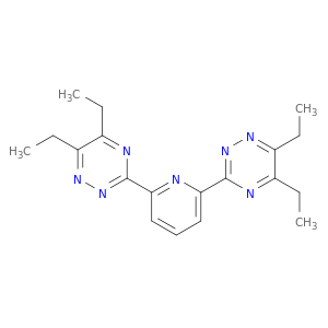 1,2,4-Triazine, 3,3'-(2,6-pyridinediyl)bis[5,6-diethyl-