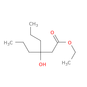 Hexanoicacid, 3-hydroxy-3-propyl-, ethyl ester