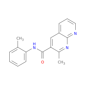 1,8-Naphthyridine-3-carboxamide, 2-methyl-N-(2-methylphenyl)-