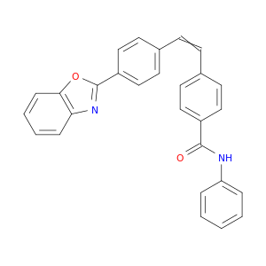 Benzamide, 4-[2-[4-(2-benzoxazolyl)phenyl]ethenyl]-N-phenyl-