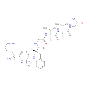 Glycinamide, L-lysyl-D-alanyl-L-phenylalanylglycyl-L-valyl-L-valyl-