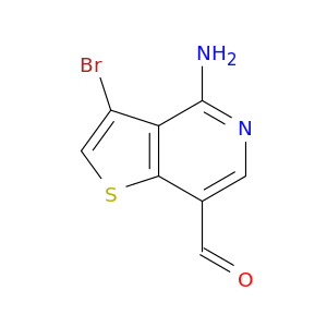 Thieno[3,2-c]pyridine-7-carboxaldehyde, 4-amino-3-bromo-