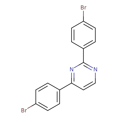Pyrimidine, 2,4-bis(4-bromophenyl)-