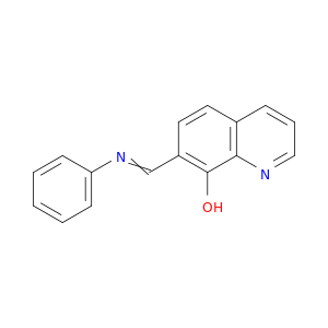 8-Quinolinol, 7-[(phenylimino)methyl]-