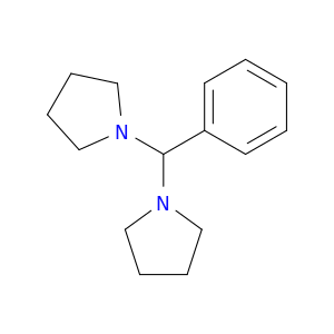 Pyrrolidine, 1,1'-(phenylmethylene)bis-