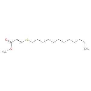 2-Propenoic acid, 3-(dodecylthio)-, methyl ester
