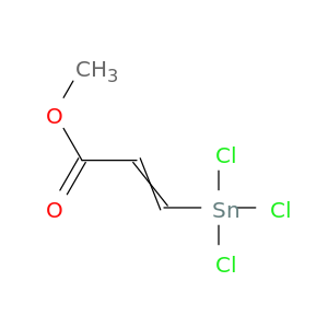 2-Propenoic acid, 3-(trichlorostannyl)-, methyl ester