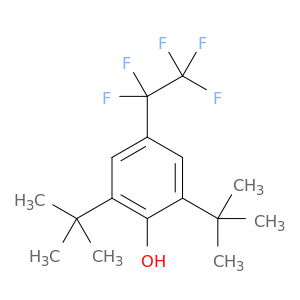 Phenol, 2,6-bis(1,1-dimethylethyl)-4-(pentafluoroethyl)-