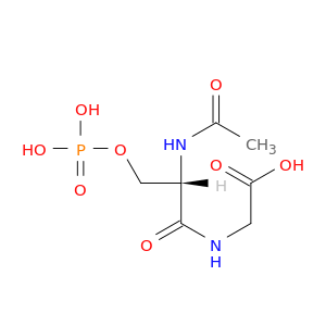 Glycine, N-(N-acetyl-O-phosphono-L-seryl)-