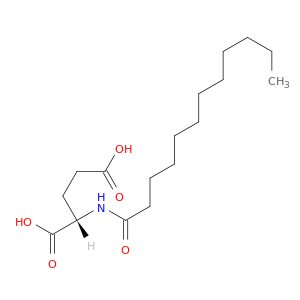 Glutamic acid,N-(1-oxododecyl)-