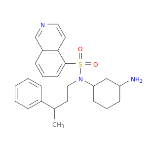 5-Isoquinolinesulfonamide, N-(3-aminocyclohexyl)-N-(3-phenylbutyl)-