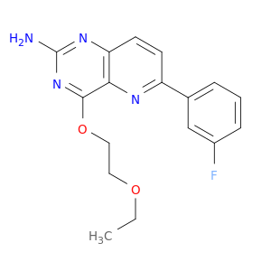Pyrido[3,2-d]pyrimidin-2-amine, 4-(2-ethoxyethoxy)-6-(3-fluorophenyl)-