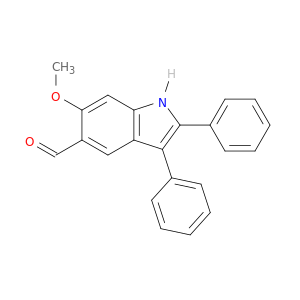 1H-Indole-5-carboxaldehyde, 6-methoxy-2,3-diphenyl-