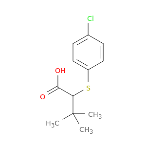 Butanoic acid,2-[(4-chlorophenyl)thio]-3,3-dimethyl-