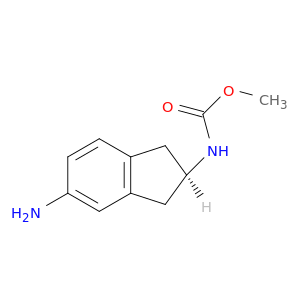 (R)-Methyl (5-amino-2,3-dihydro-1H-inden-2-yl)carbamate