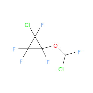Cyclopropane, 1-chloro-2-(chlorofluoromethoxy)-1,2,3,3-tetrafluoro-