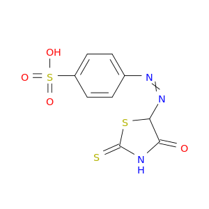 4-[2-(4-氧代-2-硫代-5-噻唑烷基)二苯基]苯磺酸