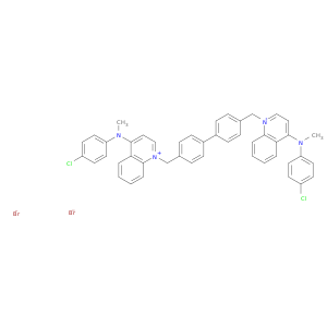 1,1'-[[1,1'-联苯]-4,4'-二基双(亚甲基)]双[4-[(4-氯苯基)甲基氨基]喹啉二溴鎓