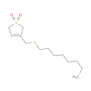 Thiophene, 2,5-dihydro-3-[(octylthio)methyl]-, 1,1-dioxide