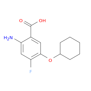 2-amino-5-(cyclohexyloxy)-4-fluorobenzoic acid