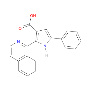 1H-Pyrrole-3-carboxylicacid, 2-(1-isoquinolinyl)-5-phenyl-