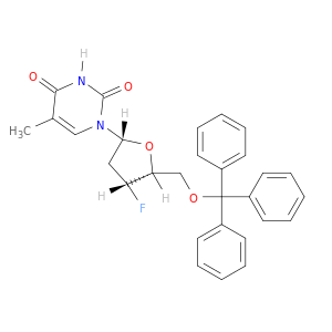 5-O-Trityl-3'-deoxy-3'-fluorothymidine