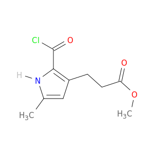 1H-Pyrrole-3-propanoic acid, 2-(chlorocarbonyl)-5-methyl-, methyl ester