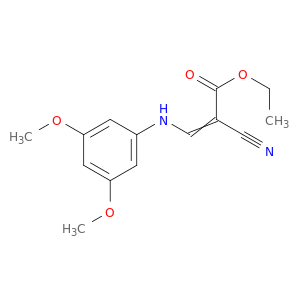 Ethyl 2-Cyano-3-[(3,5-dimethoxyphenyl)amino]prop-2-enoate