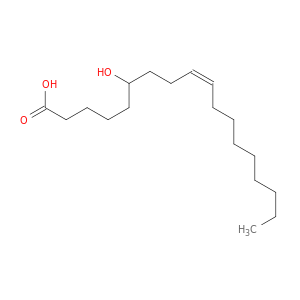 9-十八烷烯酸,6-羟基-,(Z)-