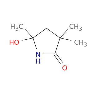 2-Pyrrolidinone,5-hydroxy-3,3,5-trimethyl-