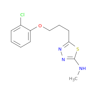1,3,4-Thiadiazol-2-amine, 5-[3-(2-chlorophenoxy)propyl]-N-methyl-