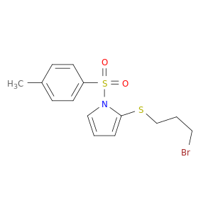 1H-Pyrrole, 2-[(3-bromopropyl)thio]-1-[(4-methylphenyl)sulfonyl]-