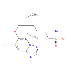 1-Heptanesulfonamide,5-ethyl-5-[[(7-methyl[1,2,4]triazolo[1,5-b]pyridazin-6-yl)oxy]methyl]-