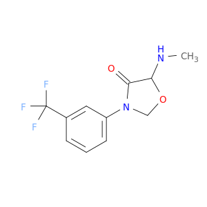4-Oxazolidinone, 5-(methylamino)-3-[3-(trifluoromethyl)phenyl]-