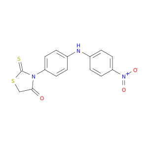 4-Thiazolidinone, 3-[4-[(4-nitrophenyl)amino]phenyl]-2-thioxo-