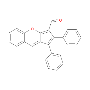 Cyclopenta[b][1]benzopyran-3-carboxaldehyde, 1,2-diphenyl-