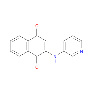 1,4-Naphthalenedione, 2-(3-pyridinylamino)-