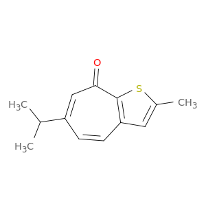 8H-Cyclohepta[b]thiophen-8-one, 2-methyl-6-(1-methylethyl)-