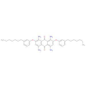 9,10-Anthracenedione, 1,4,5,8-tetraamino-2,7-bis(3-heptylphenoxy)-