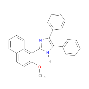 1H-Imidazole, 2-(2-methoxy-1-naphthalenyl)-4,5-diphenyl-