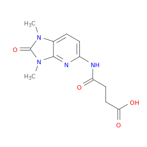3-({1,3-Dimethyl-2-oxo-1H,2H,3H-imidazo[4,5-b]pyridin-5-yl}carbamoyl)propanoic Acid