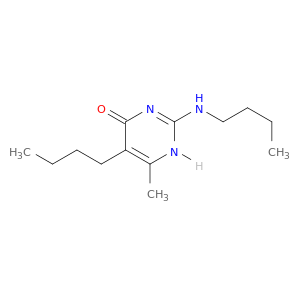 4(1H)-Pyrimidinone, 5-butyl-2-(butylamino)-6-methyl-