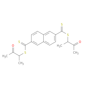 2,6-Naphthalenedicarbodithioic acid, bis(1-methyl-2-oxopropyl) ester