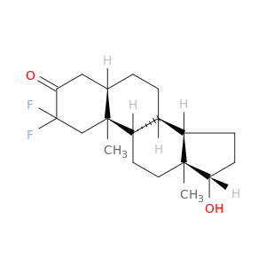 (5S,8S,9S,10S,13S,14S,17S)-2,2-difluoro-17-hydroxy-10,13-dimethyl-4,5,6,7,8,9,11,12,14,15,16,17-dodecahydro-1H-cyclopenta[a]phenanthren-3-one