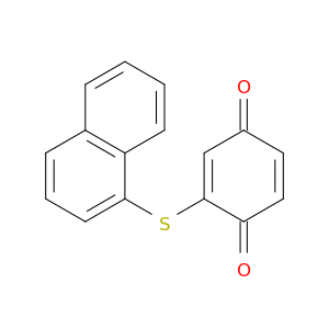 2,5-Cyclohexadiene-1,4-dione,2-(1-naphthalenylthio)-