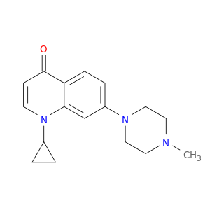 4(1H)-Quinolinone, 1-cyclopropyl-7-(4-methyl-1-piperazinyl)-