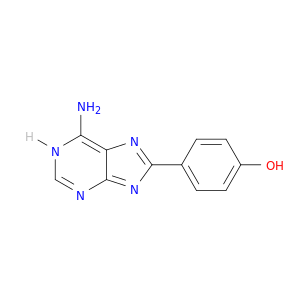 Phenol, 4-(6-amino-1H-purin-8-yl)-
