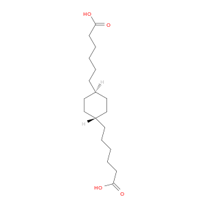 1,4-Cyclohexanedihexanoic acid, trans-